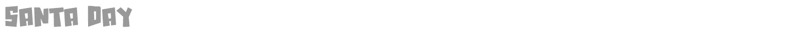 Santa Day font preview